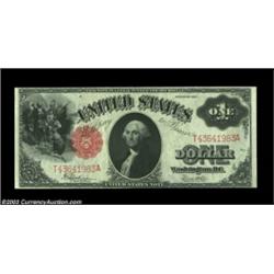 Fr. 39 $1 1917 Legal Tender CGA Crisp Uncirculated 62. Tight across the bottom, but otherwise with a