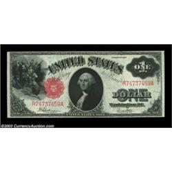 Fr. 39 $1 1917 Legal Tender Choice About New. Consecutive to the note below and virtually identical.
