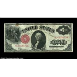 Fr. 39 $1 1917 Legal Tender Extremely Fine. A nice natural note but with a small stain. Important no