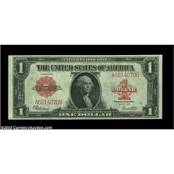 Fr. 40 $1 1923 Legal Tender CGA Gem Uncirculated 65. This pretty note is well margined, with good co