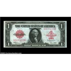 Fr. 40 $1 1923 Legal Tender Gem New. A note that approaches absolute perfection but for a single tin
