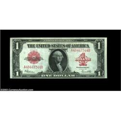 Fr. 40 $1 1923 Legal Tender New. Fully original, brightly colored and boldly embossed, but with low.