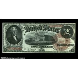 Fr. 51 $2 1880 Legal Tender Very Choice New. If the right face margin were just a touch broader, thi
