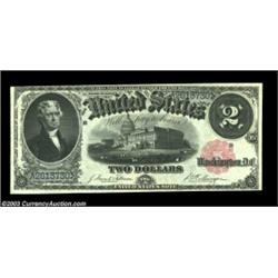Fr. 56 $2 1880 Legal Tender Extremely Fine. A fully original circulated example that would be perfec