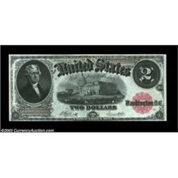 Fr. 59 $2 1917 Legal Tender Choice New. A nice original note with every Gem attribute except the bot