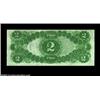 Image 2 : Fr. 60 1917 $2 Legal Tender Choice About New. The faintest of light vertical bends keeps this note f
