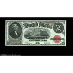 Fr. 60 $2 1917 Legal Tender Choice About New. This Legal Deuce is fully original and has extra broad