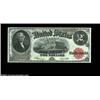 Image 1 : Fr. 60 $2 1917 Legal Tender Choice About New. This Legal Deuce is fully original and has extra broad