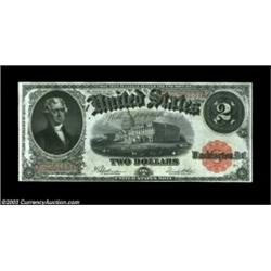 Fr. 60 $2 1917 Legal Tender Choice Extremely Fine. A well-margined, beautifully bright example of th