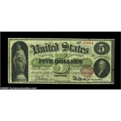 Fr. 61a $5 1862 Legal Tender CGA Very Fine 25. Decent color and very well margined. Important notice