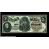 Image 1 : Fr. 71 $5 1880 Legal Tender Choice New. Closely margined, but otherwise an exceptional example, with