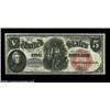 Image 1 : Fr. 73 $5 1880 Legal Tender Very Choice New. Gem but for the slightly tight bottom margin. The secon