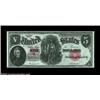 Image 1 : Fr. 87 $5 1907 Legal Tender Choice About New. There is an extremely light center fold on this otherw