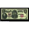 Image 1 : Fr. 87 $5 1907 Legal Tender Star Note Very Fine. Only five examples are listed in the Murray records