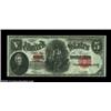 Image 1 : Fr. 91 $5 1907 Legal Tender CGA Choice Uncirculated 64. A pretty Pioneer with excellent color and sh