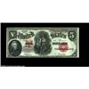 Image 1 : Fr. 91 $5 1907 Legal Tender Choice About New. A great-looking Pioneer Five with just a trace of a ve