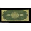 Image 2 : Fr. 93 $10 1862 Legal Tender CGA Very Good-Fine 10. Well worn, with a faded seal and a few minor edg
