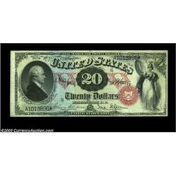 Fr. 129 $20 1878 Legal Tender Note Gem New. If the right face margin was anywhere near the size of t
