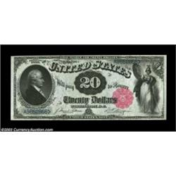 Fr. 141 $20 1880 Legal Tender Very Choice New. A very pretty example of this number, that is just a.