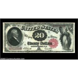 Fr. 147 $20 1880 Legal Tender About Extremely Fine. A rather nice example of this popular type, with