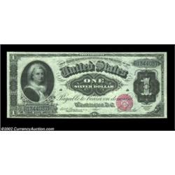 Fr. 215 $1 1886 Silver Certificate Gem New. Bright, fresh and beautifully original, this example of.