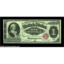 Fr. 216 $1 1886 Silver Certificate Choice About New. A light corner fold away from the Choice New gr