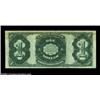 Image 2 : Fr. 223 $1 1891 Silver Certificate CGA About Uncirculated 58. The CGA-holder says "stained" as the n