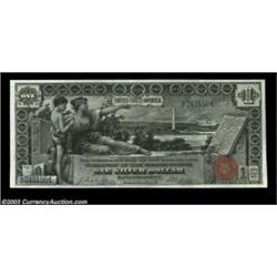 Fr. 224 $1 1896 Silver Certificate Superb Gem New. Hugely margined, beautifully bright and with magn