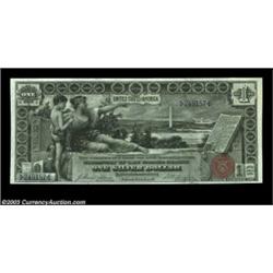 Fr. 224 $1 1896 Silver Certificates Cut Sheet of Four Superb Gem New. A beautiful Cut Sheet of One D