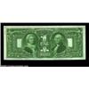 Image 2 : Fr. 224 $1 1896 Silver Certificates Cut Sheet of Four Superb Gem New. A beautiful Cut Sheet of One D