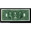Image 4 : Fr. 224 $1 1896 Silver Certificates Cut Sheet of Four Superb Gem New. A beautiful Cut Sheet of One D