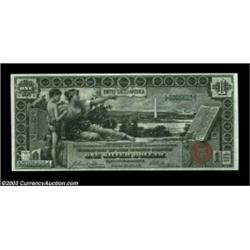 Fr. 224 $1 1896 Silver Certificate Superb Gem New. Beautifully centered on both sides with razor sha