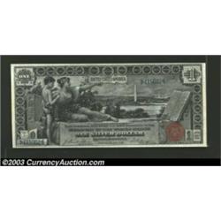 Fr. 224 $1 1896 Silver Certificate Very Choice New. A near-Gem example with original embossing and g