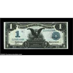 Fr. 230 $1 1899 Silver Certificate Choice About New. This great-looking Eagle has a single soft cent