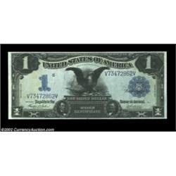 Fr. 233 $1 1899 Silver Certificate Superb Gem New. Deep original embossing, exceptional centering an