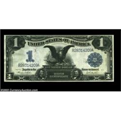 Fr. 233 $1 1899 Silver Certificate Very Choice New. A nice original Black Eagle that is just a touch