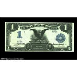 Fr. 236 $1 1899 Silver Certificate Superb Gem New. This serial number R77A is the final piece of thi
