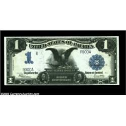 Fr. 236 $1 1899 Silver Certificate Gem New. A lovely Black Eagle, with deep, original embossing, exc