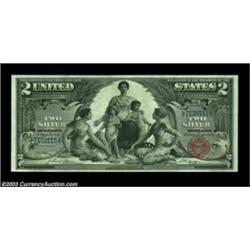 Fr. 247 $2 1896 Silver Certificate Superb Gem New. Broadly margined, bright, and fully original with