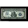 Image 1 : Fr. 273 $5 1899 Silver Certificate Fine-Very Fine. A really nice note for the grade, with strong col