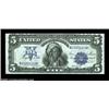 Image 1 : Fr. 277 $5 1899 Silver Certificate Choice About New. A broad corner fold and an extremely light cent