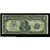 Image 1 : Fr. 278 $5 1899 Silver Certificate Star Note Very Good-Fine. This is one of only two Face Plate 1 Te