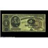 Image 1 : Fr. 347 $1 1890 Treasury Note CGA Fine 15. Appears to be problem-free for the grade save for one tin