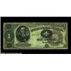 Fr. 348 $1 1890 Treasury Note CGA Very Fine 20. The scarcest of the 1890 Treasury Aces, with just a.