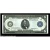 Image 1 : Fr. 847a $5 1914 Federal Reserve Note Very Choice New. A near-Gem example, with extremely bright col