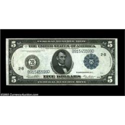 Fr. 851c $5 Federal Reserve Note Very Choice New. This is the single most common "c" type Five Dolla