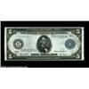 Image 1 : Fr. 855a $5 1914 Federal Reserve Note Gem New. Well centered, with bright color and good paper origi