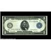 Image 1 : Fr. 879a $5 1914 Federal Reserve Note Choice New. A nice Minneapolis Five that would be a Gem but fo