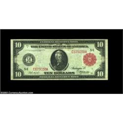 Fr. 896b $10 1914 Federal Reserve Note Red Seal Choice Extremely Fine. Beautifully well margined, wi