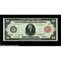 Fr. 900a $10 1914 Red Seal Federal Reserve Note Extremely Fine. Just about two dozen Minneapolis Red